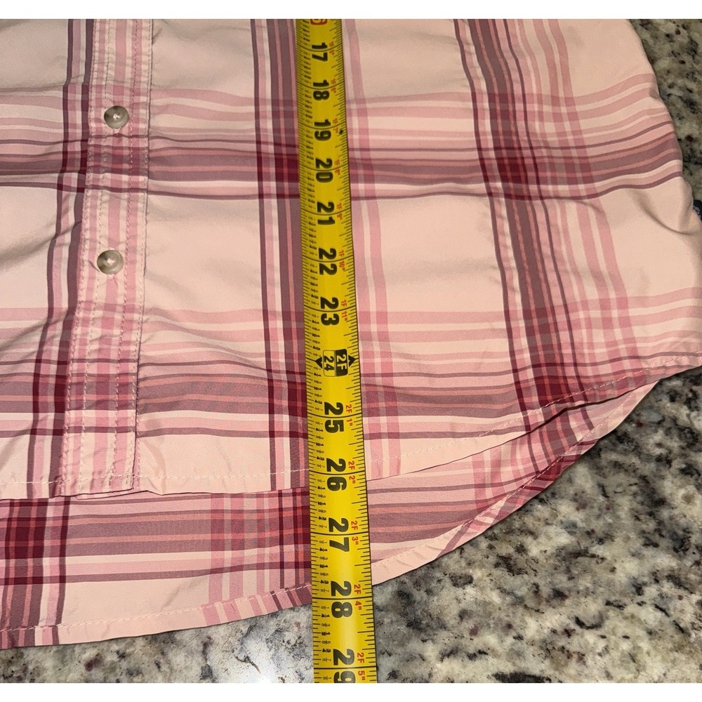 Lot of 2 Eddie Bauer Women's Adventure Shirts Size L Plaid Moisture Wicking - Picture 15 of 15